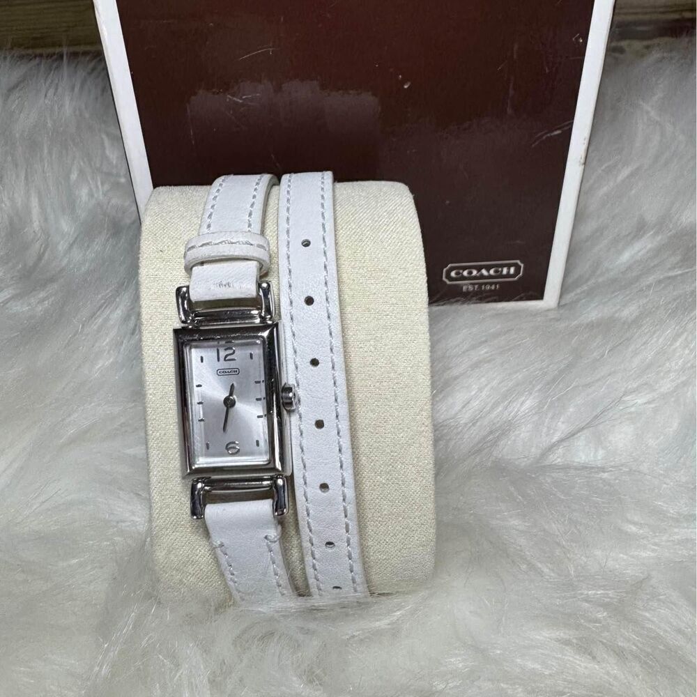 Coach Madison stainless steel wrap watch